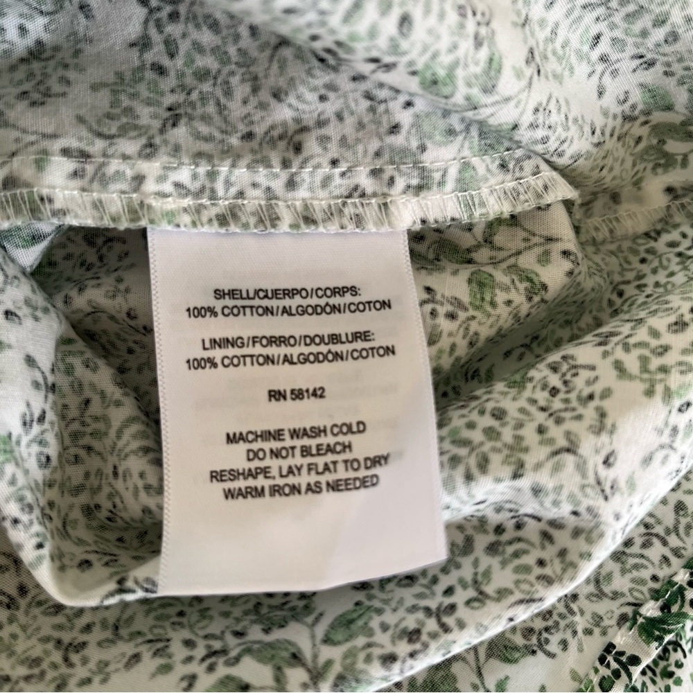 Gal Meets Glam Sloane Maxi Dress, Size 0, Green Floral, Cottagecore Spring - Picture 7 of 9